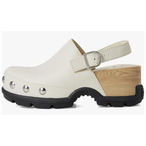 NEW (OTHER) SOREL ROAM'N CLOG RVT Chalk/Black Women's Size 7